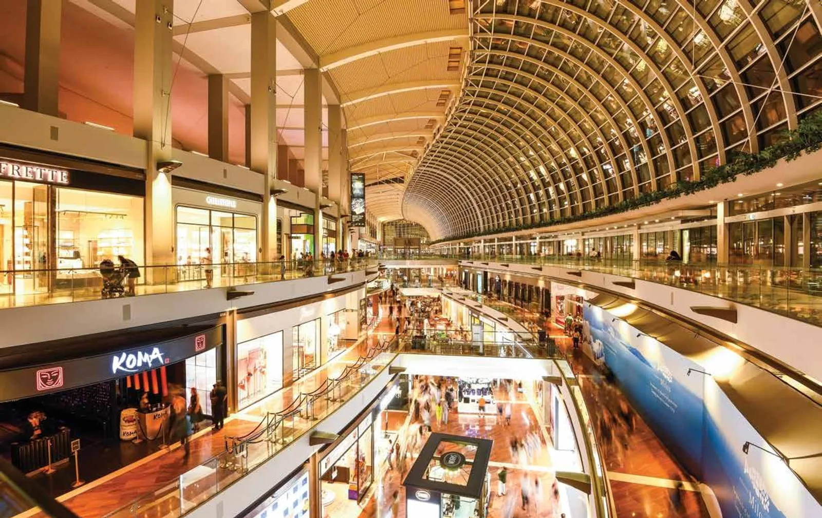 The Shoppes at Marina Bay Sands, within a short journey of One Marina Gardens